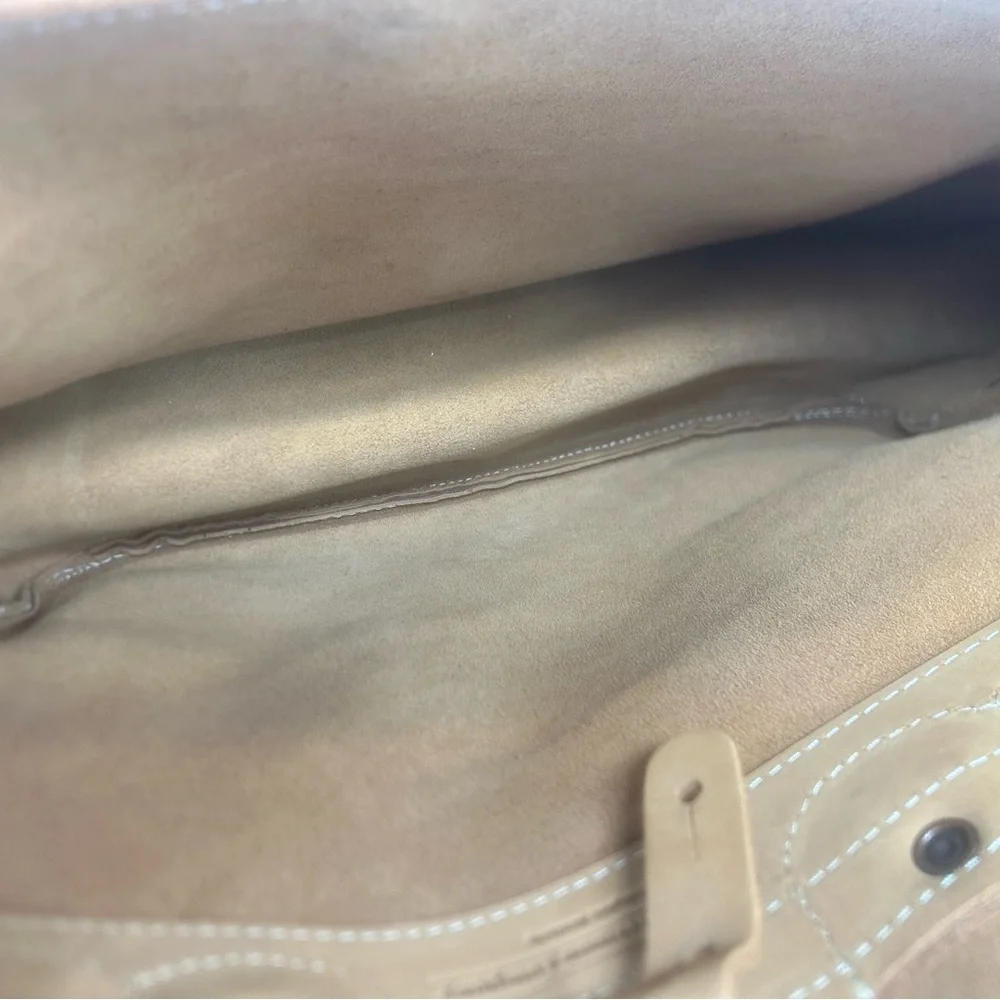 J. Peterman Co. British Tan Saddle leather bag